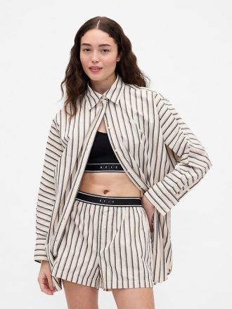 Gap × BÉIS Popelinowa duża koszula Dolman