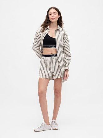 Gap × BÉIS Popelinowa duża koszula Dolman