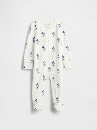 Gap × Disney Baby Jednoczęściowy kombinezon z bawełny organicznej ze stopkami