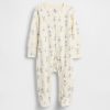 Gap × Disney Baby Jednoczęściowy kombinezon z bawełny organicznej ze stopkami