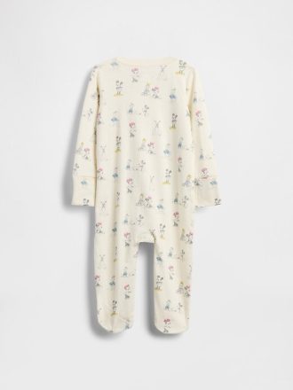 Gap × Disney Baby Jednoczęściowy kombinezon z bawełny organicznej ze stopkami
