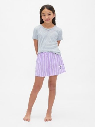 Gap × Disney Kids Recycled Flanel PJ Boxer Shorts