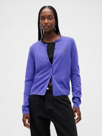 Gap × Disney Tim Burton „Miasteczko Halloween” CashSoft Cardigan z czaszką