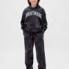 Gap × Disney Tim Burton „Miasteczko Halloween” Dziecięce spodnie dresowe VintageSoft Skull Baggy Joggers