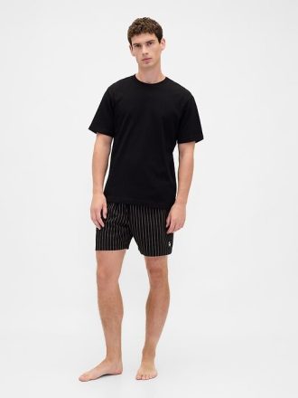 Gap × Disney Tim Burton’s The Nightmare Before Christmas Bokserki dla dorosłych z organicznej bawełny w paski z czaszką
