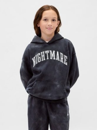 Gap × Disney Tim Burton’s The Nightmare Before Christmas Dziecięca bluza z kapturem VintageSoft Graphic