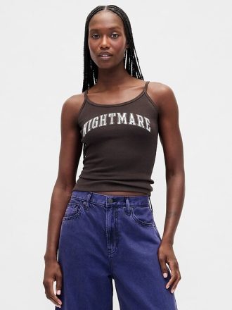 Gap × Disney Tim Burton’s The Nightmare Before Christmas Mini Rib Tank Top
