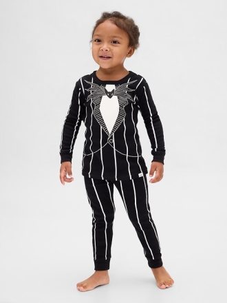Gap × Disney Tim Burton’s The Nightmare Before Christmas Piżama dla niemowląt i małych dzieci z bawełny organicznej