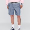 Gap × Malbon 9,5-calowe plisowane luźne szorty