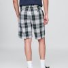 Gap × Malbon 9,5-calowe plisowane luźne szorty