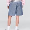 Gap × Malbon 9,5-calowe plisowane luźne szorty