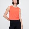 GapFit Breathe Crop Muscle Tank Top