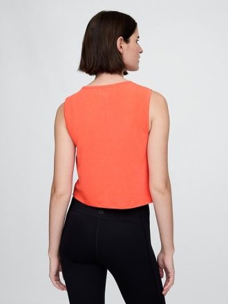 GapFit Breathe Crop Muscle Tank Top