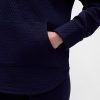 GapFit Pikowany Żakardowy Sweter z Półzamkiem