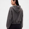 Gruba bluza z kapturem z materiału frotté, oversize