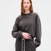 Gruba bluza z materiału frotté, oversize