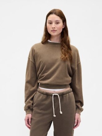 Gruba bluza z materiału frotté, oversize