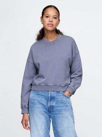 Gruba bluza z materiału frotté, oversize