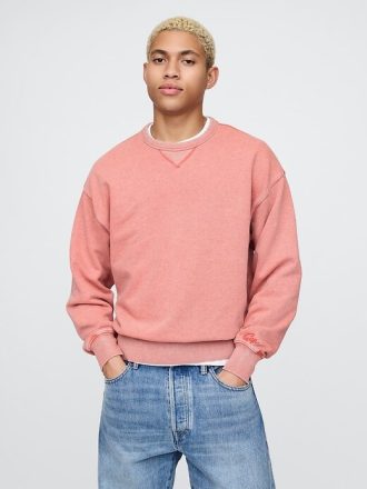 Gruba bluza z materiału frotté, oversize