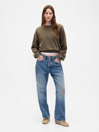 Gruba bluza z materiału frotté, oversize