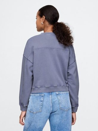 Gruba bluza z materiału frotté, oversize