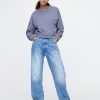 Gruba bluza z materiału frotté, oversize