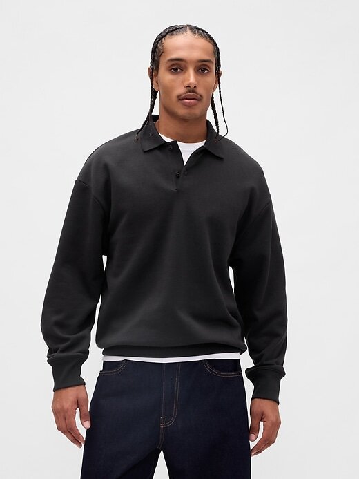 Gruba, oversize’owa bluza polo Gruba, oversize’owa bluza polo