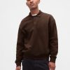 Gruba, oversize’owa bluza polo