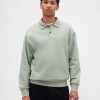 Gruba, oversize’owa bluza polo