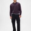 Gruba, oversize’owa bluza polo