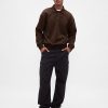 Gruba, oversize’owa bluza polo