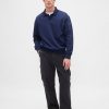Gruba, oversize’owa bluza polo