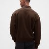 Gruba, oversize’owa bluza polo