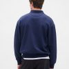 Gruba, oversize’owa bluza polo