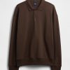 Gruba, oversize’owa bluza polo