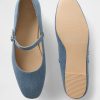 Jeansowe baleriny Mary Jane