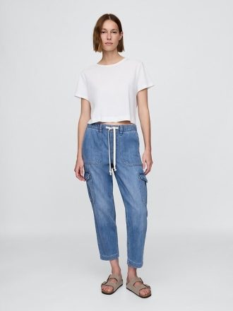 Jeansowe spodnie dresowe Easy Cargo