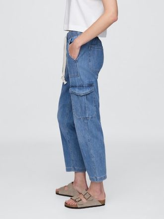 Jeansowe spodnie dresowe Easy Cargo