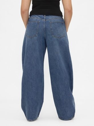 Jeansy Baggy Barrel z wysokim stanem