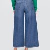 Jeansy Baggy Crop UltraSoft ze średnim stanem
