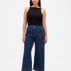 Jeansy Curvy High Rise Stride z szerokimi nogawkami i kostkami