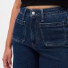 Jeansy Curvy High Rise Stride z szerokimi nogawkami i kostkami