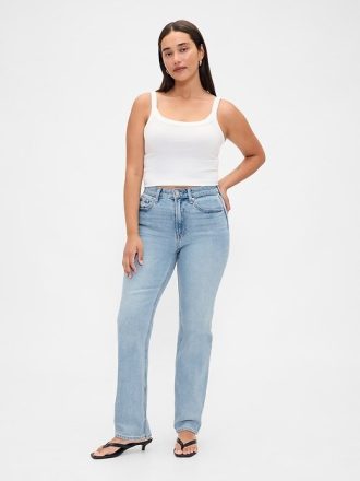Jeansy Curvy High Rise z lat 90., obcisłe, proste