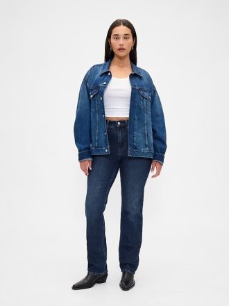 Jeansy Curvy High Rise z lat 90., obcisłe, proste