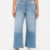 Jeansy Curvy High Step z szerokimi nogawkami i kostkami