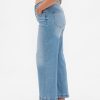 Jeansy Curvy High Step z szerokimi nogawkami i kostkami