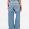 Jeansy Curvy High Step z szerokimi nogawkami i kostkami