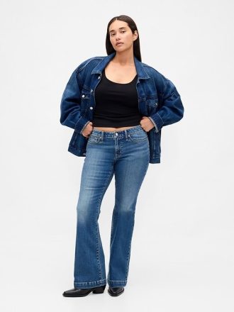 Jeansy Curvy Low Rise, długie i obcisłe