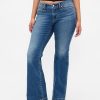 Jeansy Curvy Low Rise, długie i obcisłe