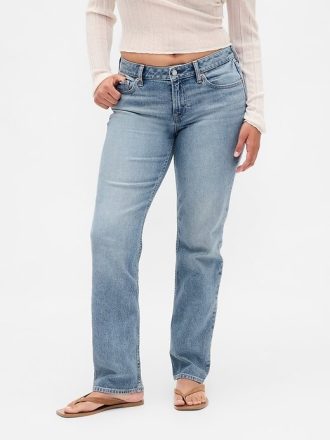 Jeansy Curvy Low Rise z lat 90., obcisłe, proste